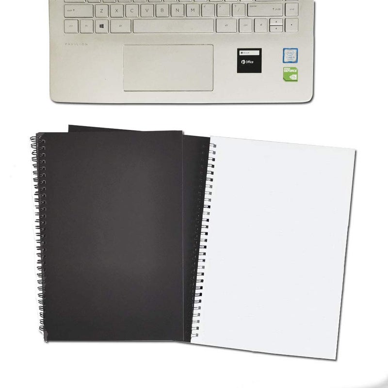 TWINKLE Spiral Notebooks, Blank Notebooks, Thick Paper, 60 Sheets, 10" X7â€, 2 Pack (Black, Blank) - Image 4